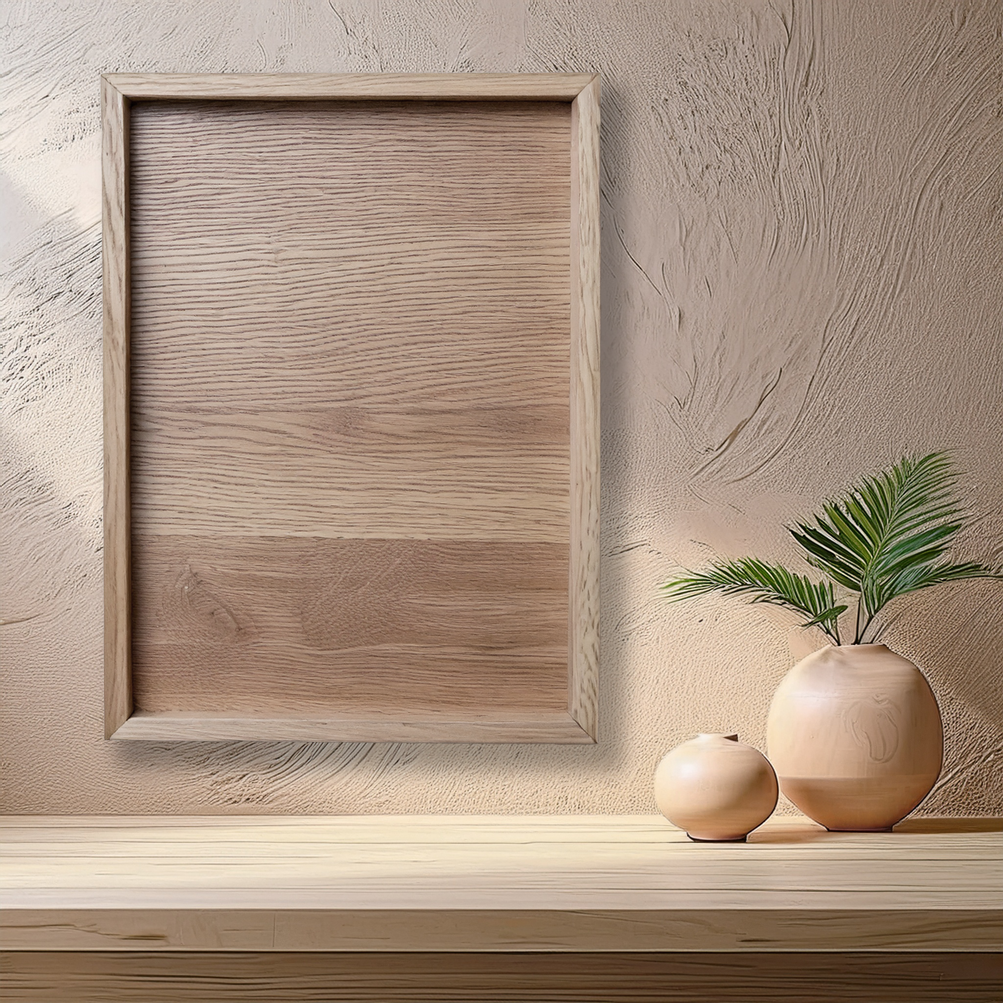 White Oak Wood Frame photo frames Portrait