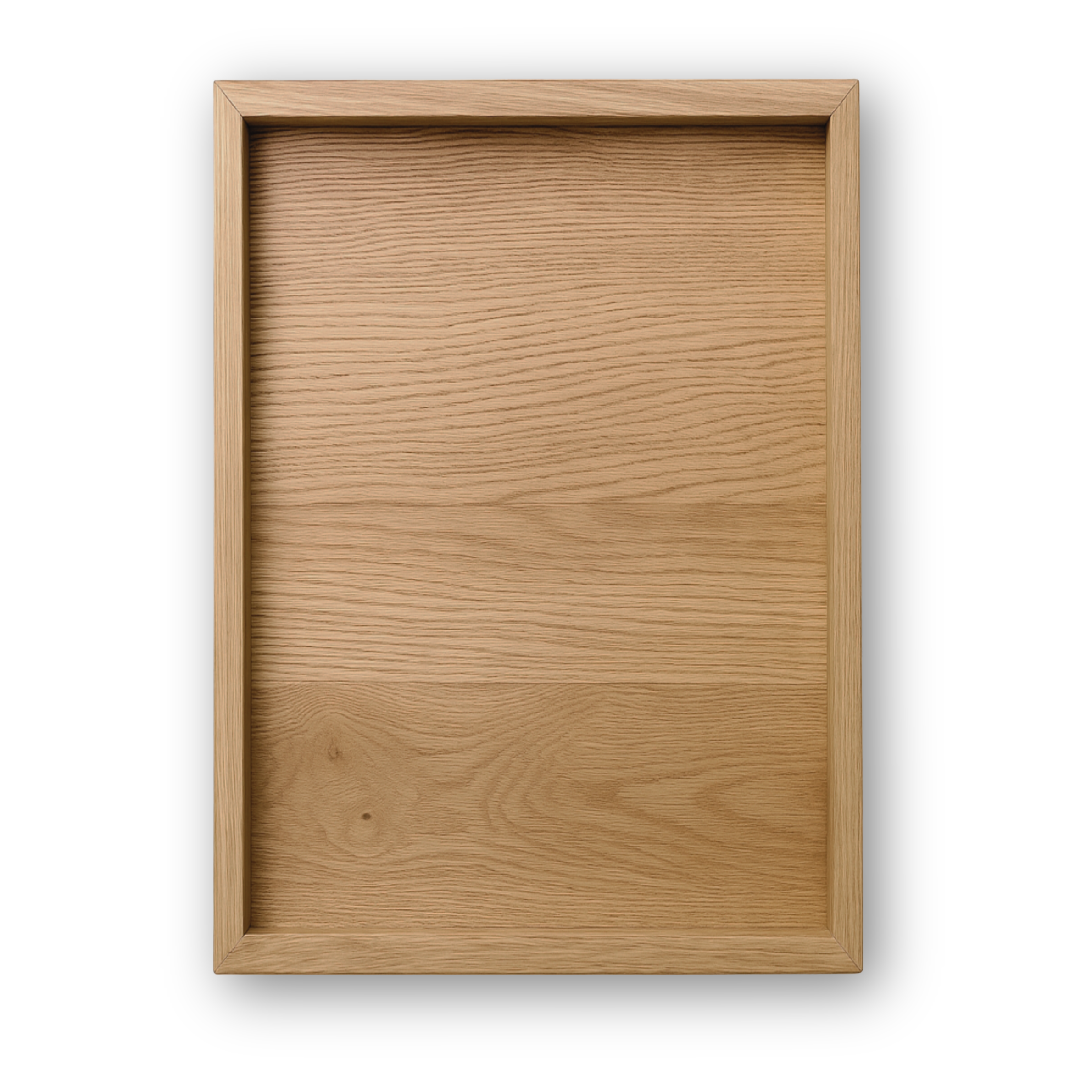 Magnetic White Oak Wood Frame for Canvas Print