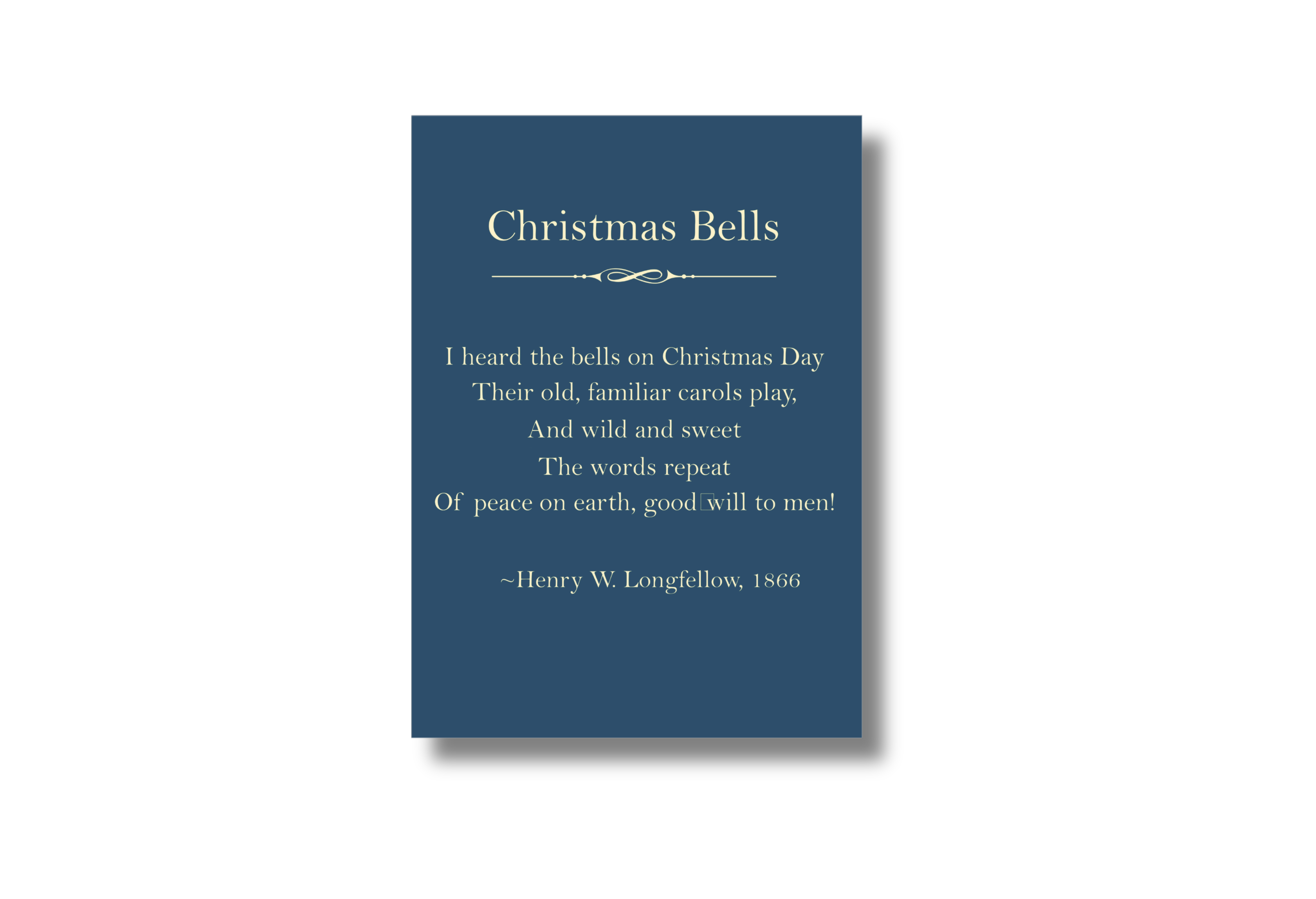 Christmas Bells Wadsworth Quote