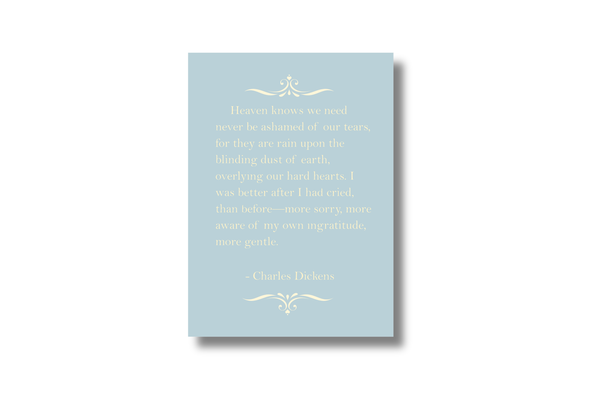 Charles Dickens Tears Quote