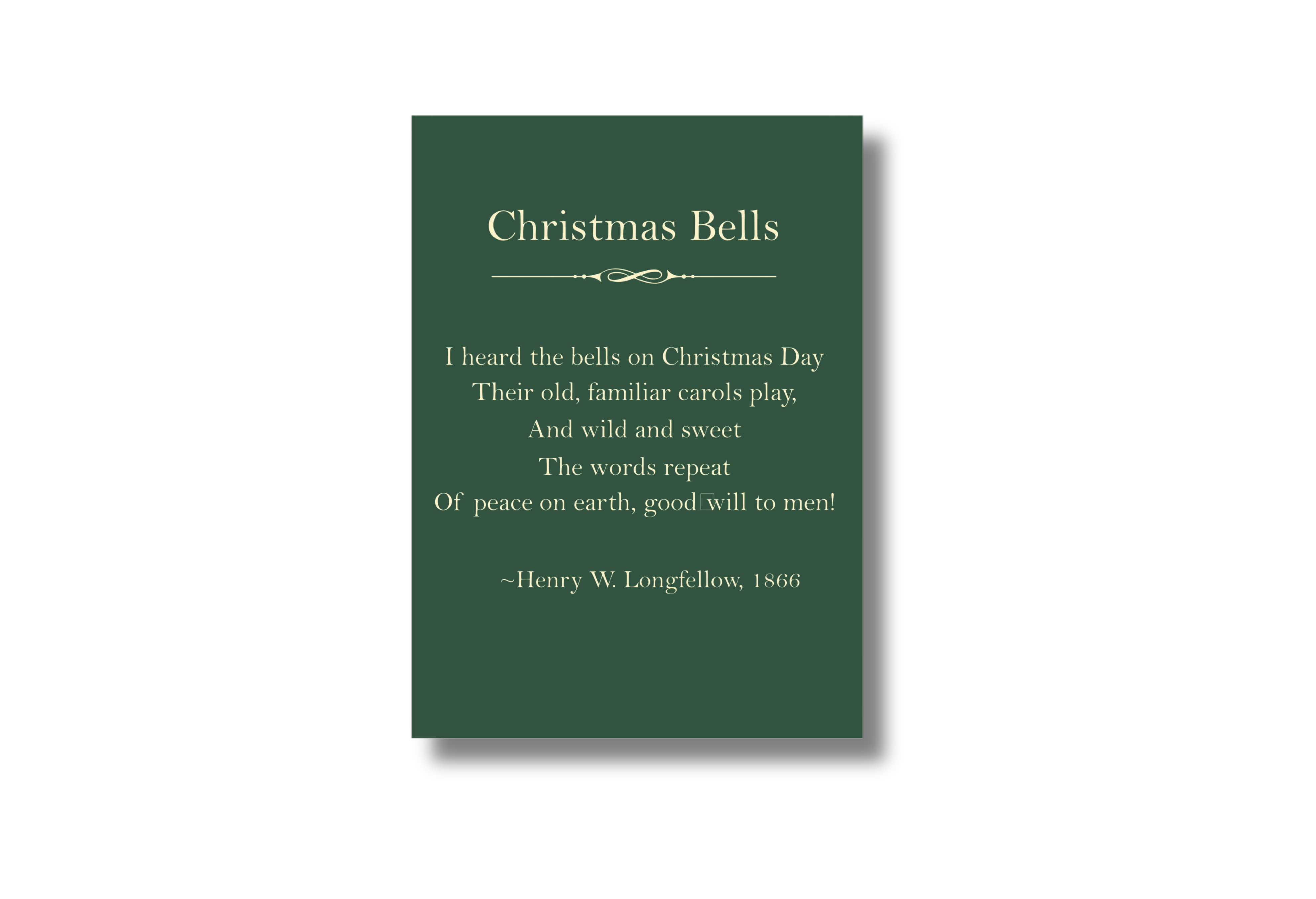 Christmas Bells Wadsworth Quote