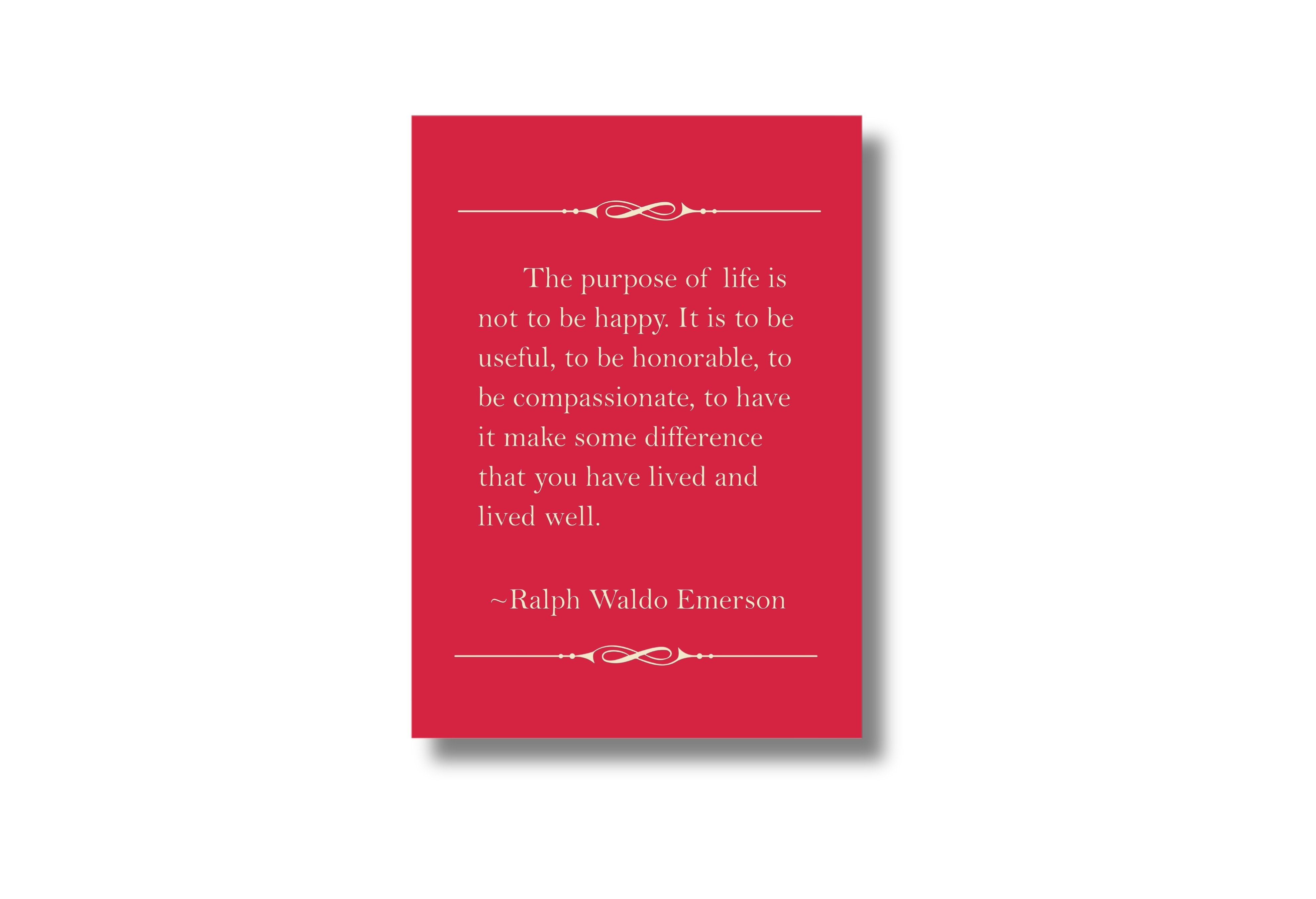 Ralph Waldo Emerson Happiness Quote