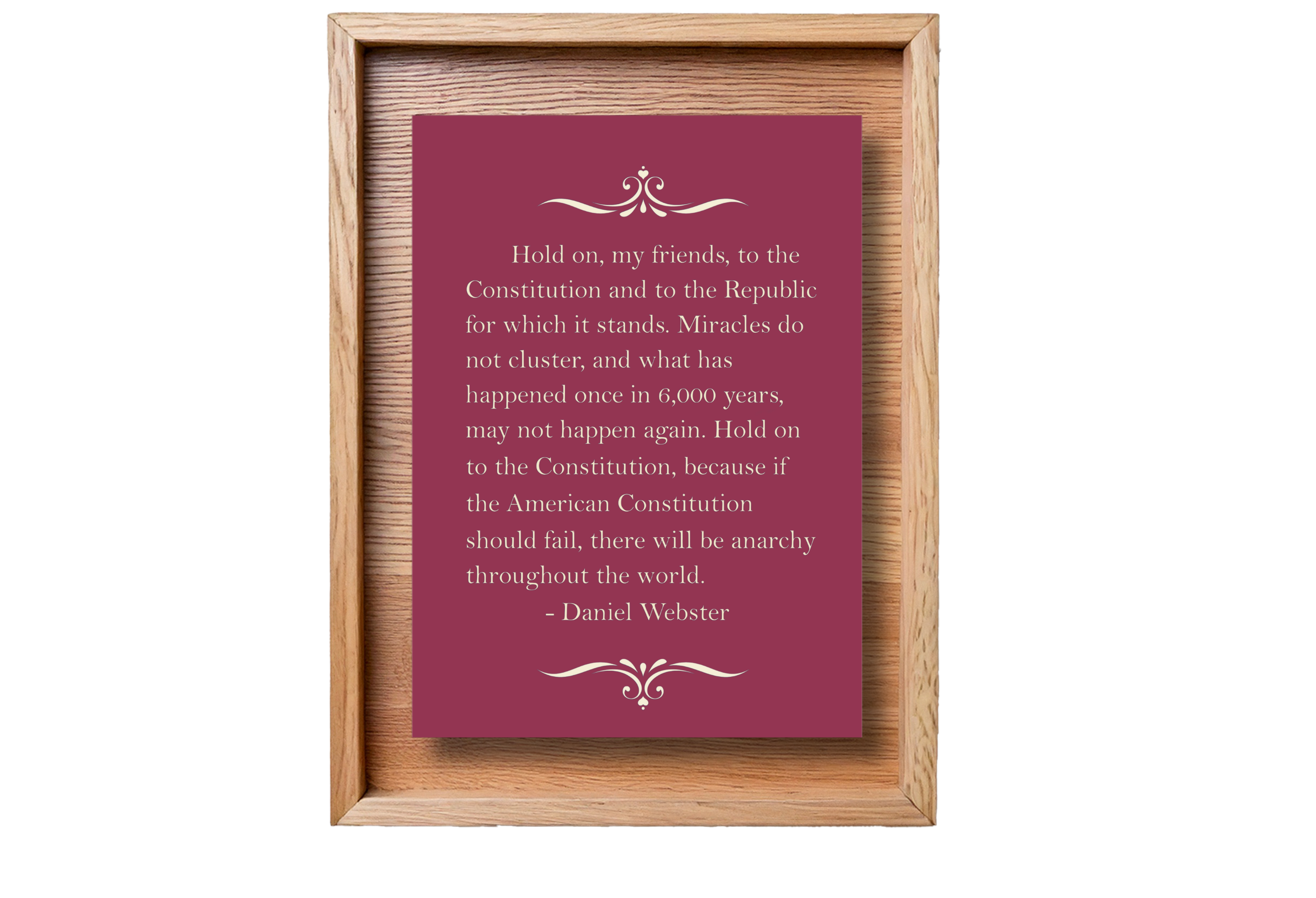 Daniel Webster Freedom Quote