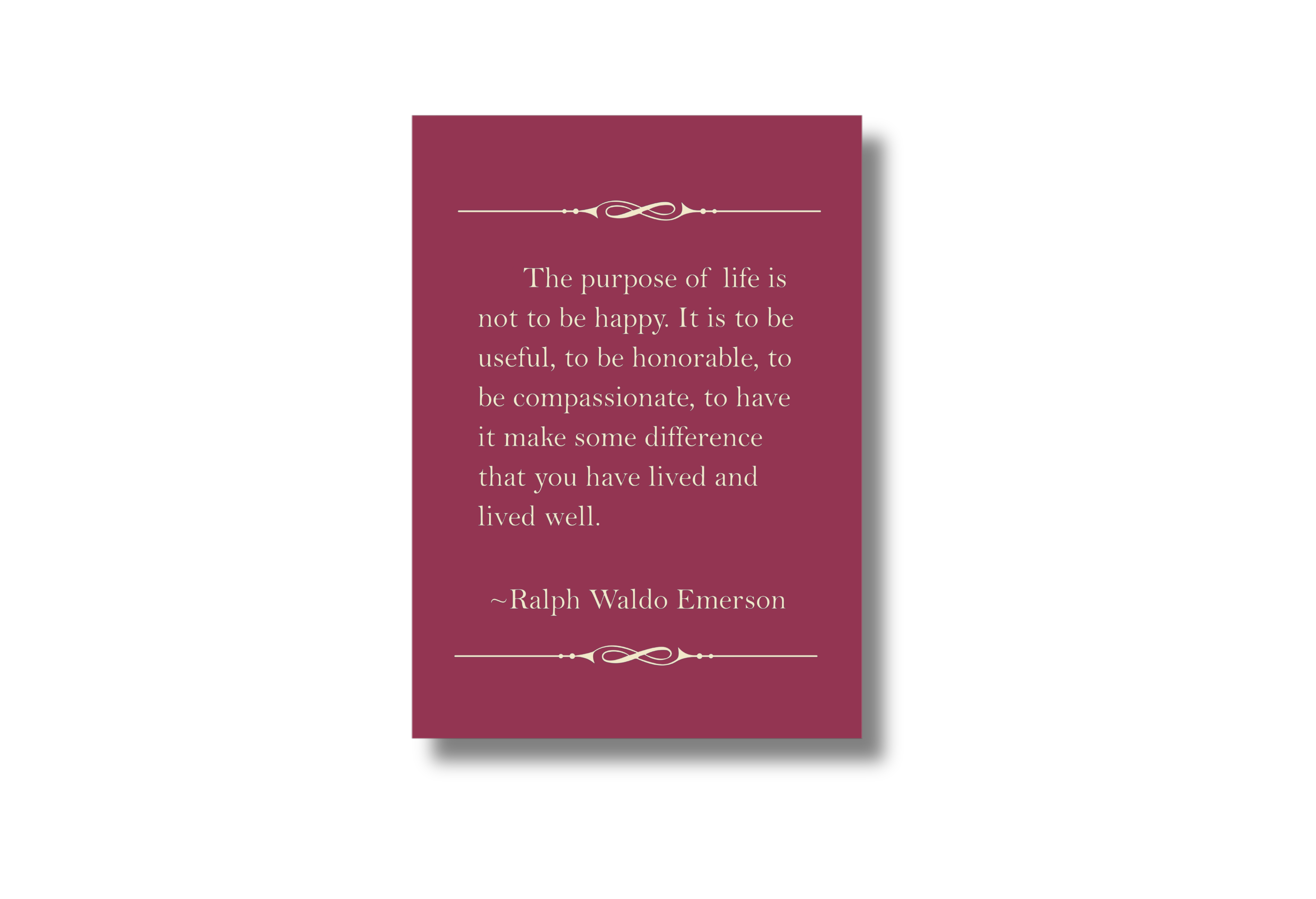 Ralph Waldo Emerson Happiness Quote