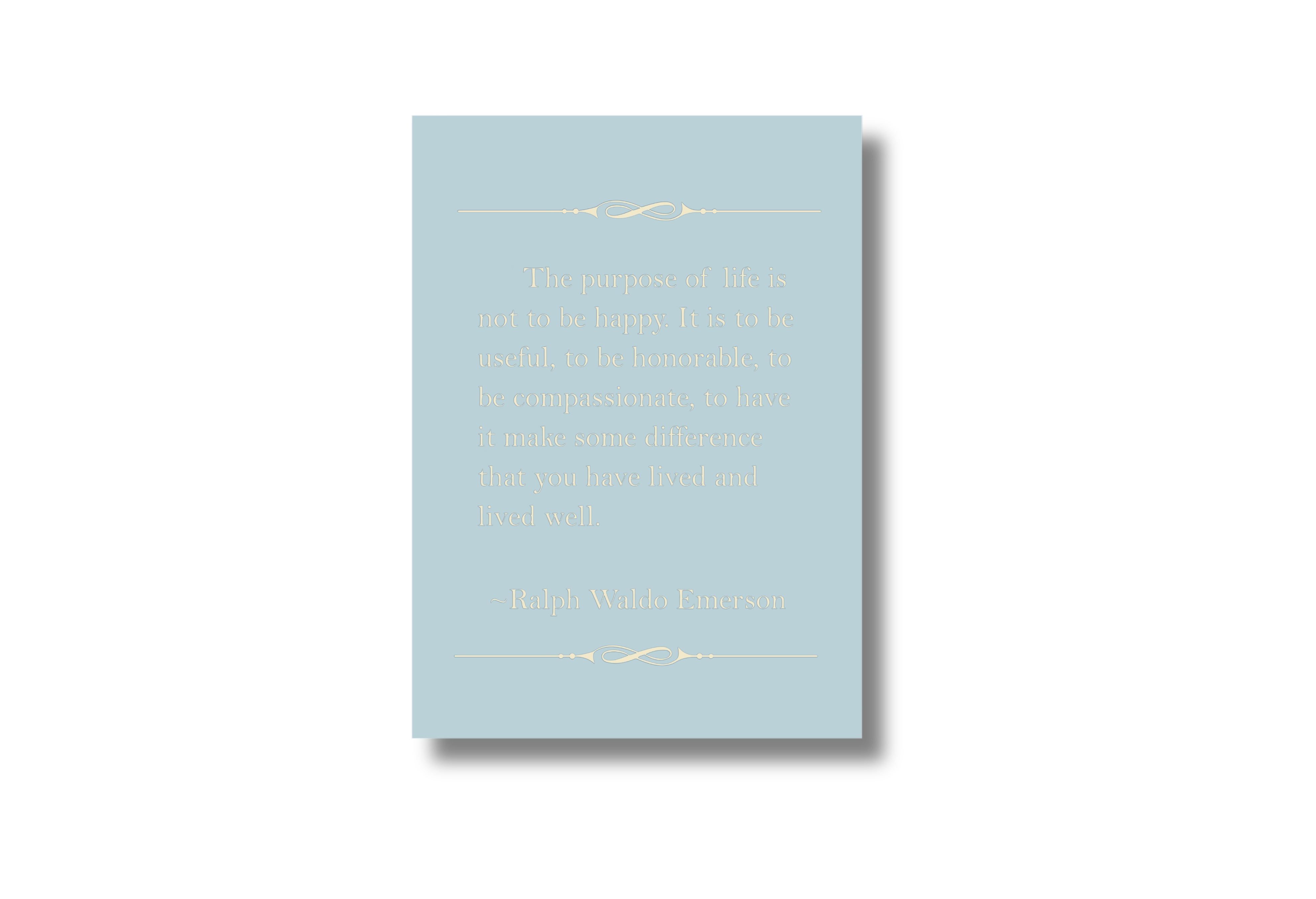 Ralph Waldo Emerson Happiness Quote