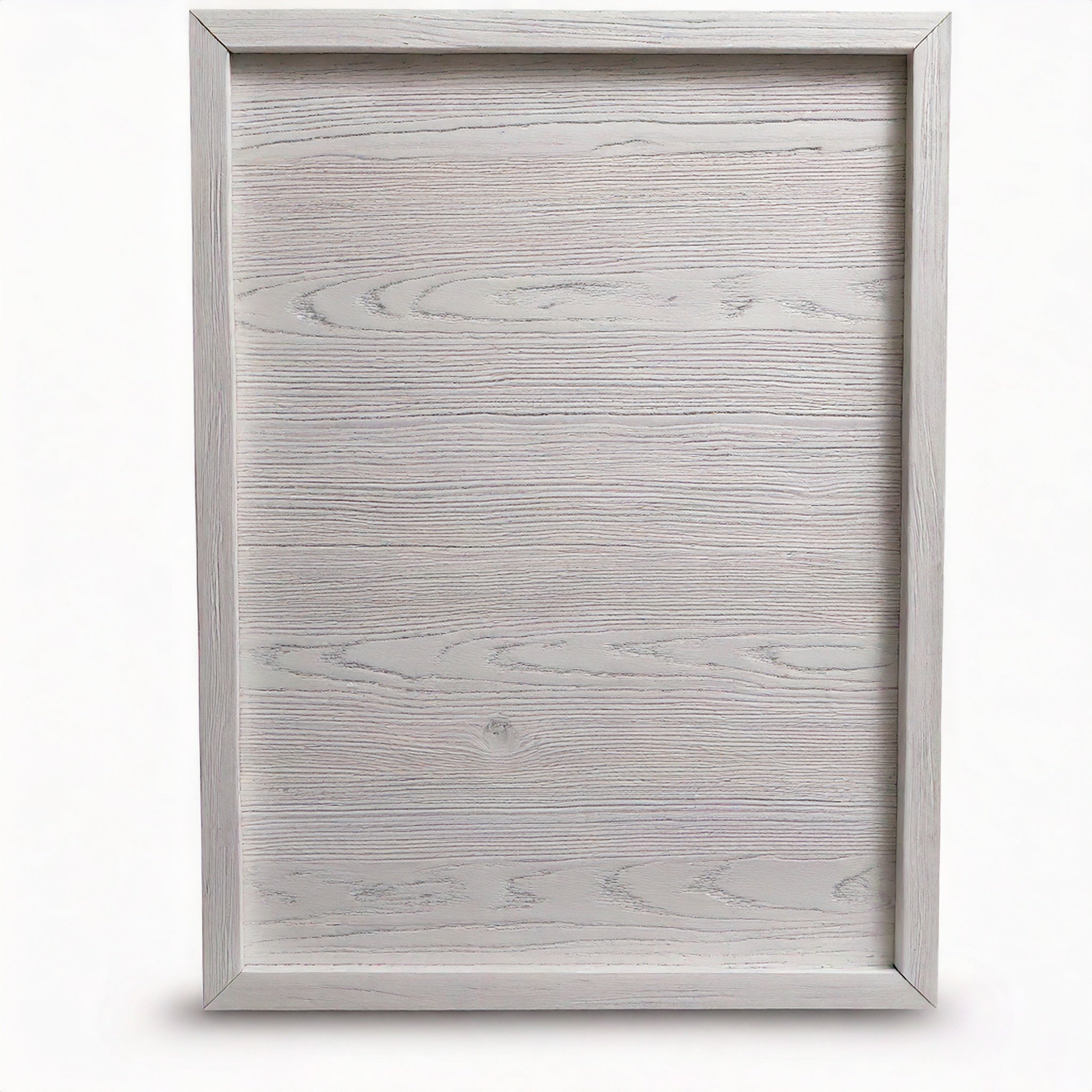 White Magnetic Wood Frame no Background