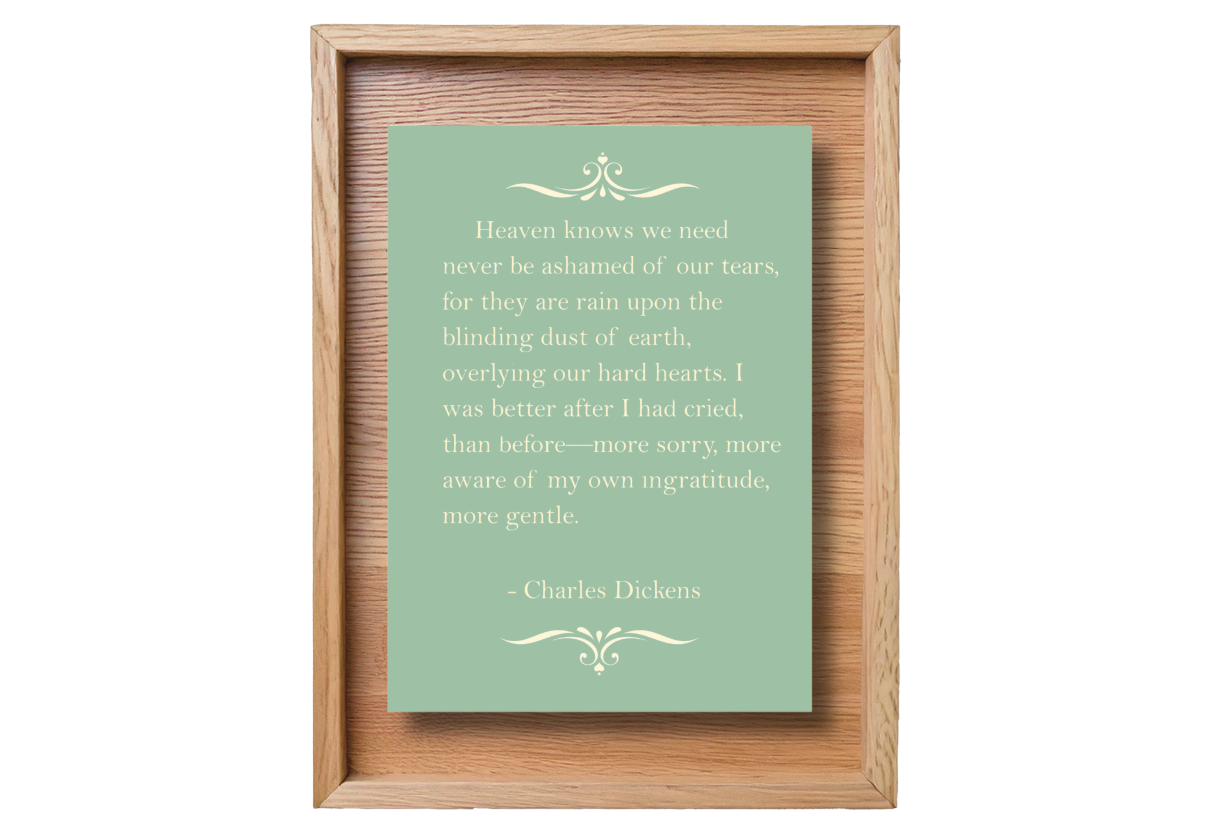 Charles Dickens Tears Quote