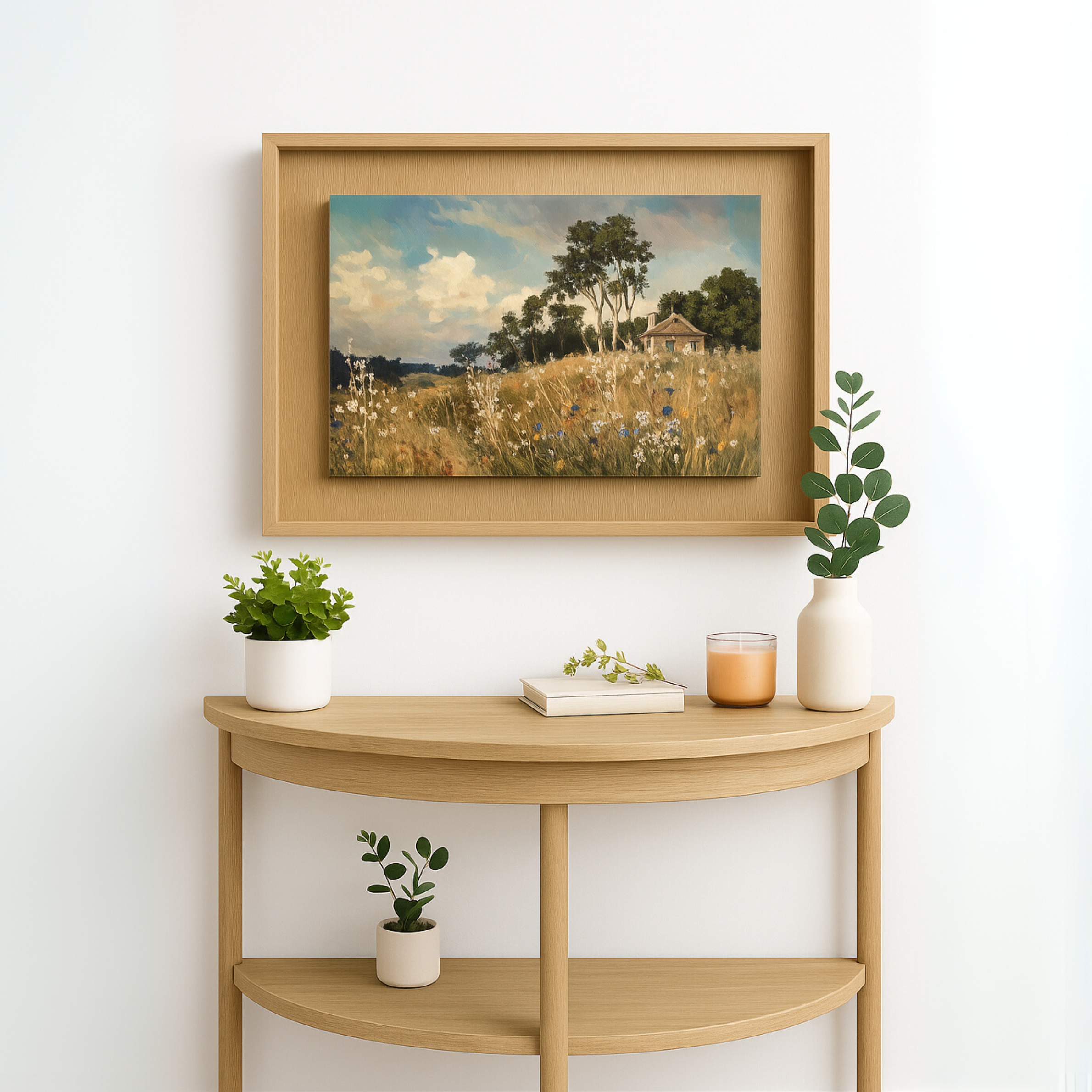 "Summer Was Our Best Season" Home Decor Canvas Print