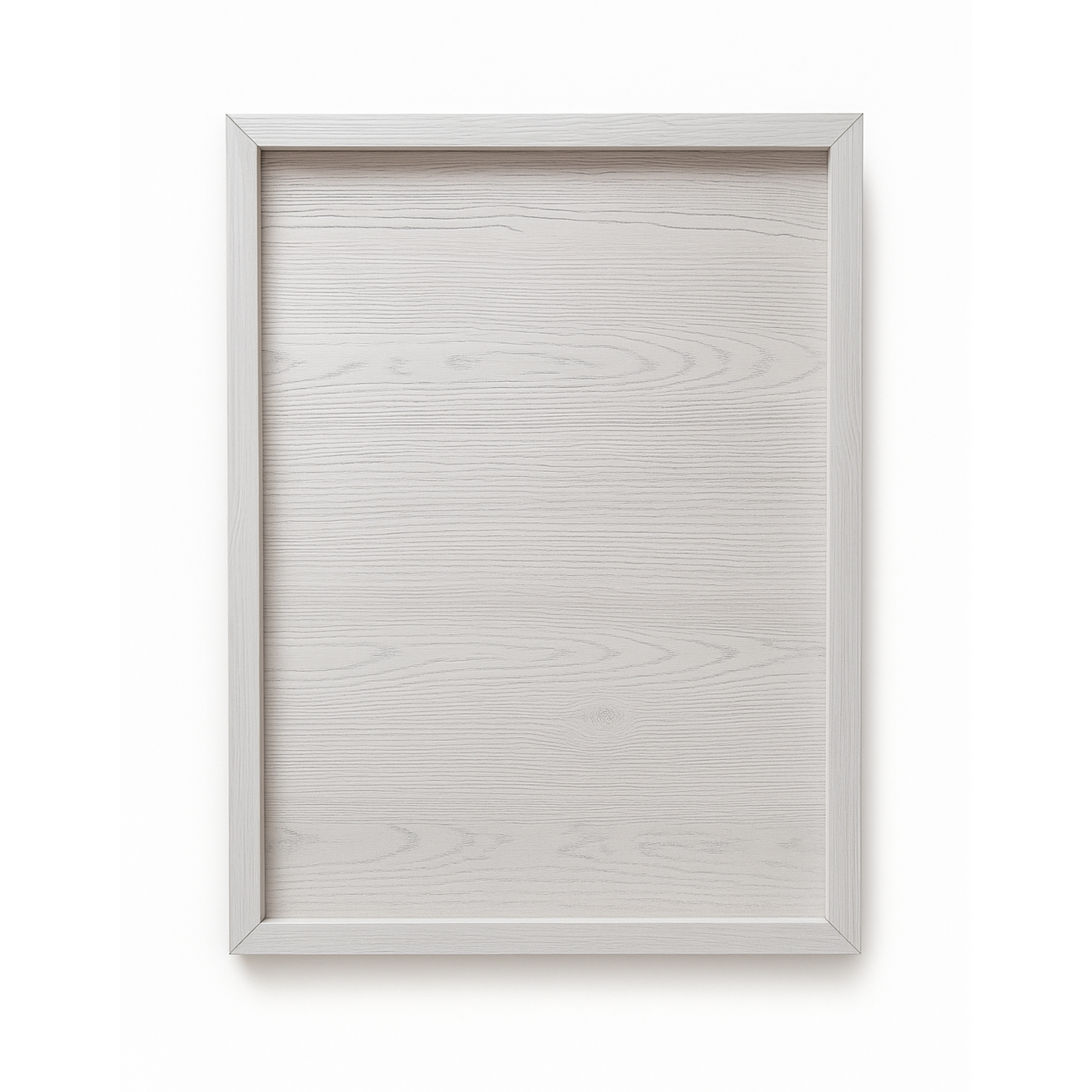 Magnetic White Wood Frame for Canvas Print